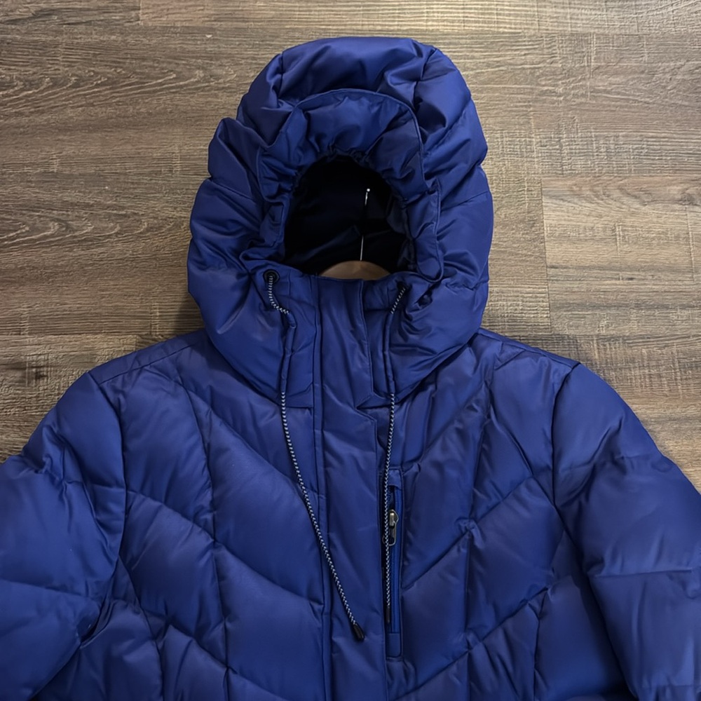 Lands’ End full length down puffer coat sz XS 2-4 - Picture 3 of 11